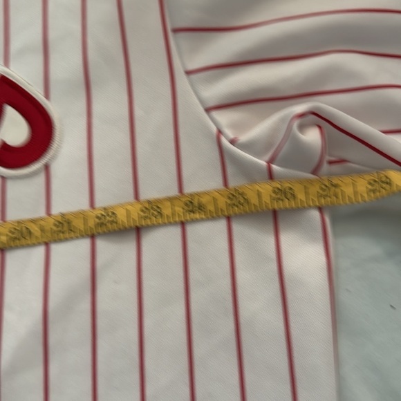 Vintage majestic Philadelphia Phillies pinstripe baseball jersey no name,unisex - Picture 8 of 9